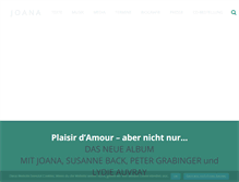 Tablet Screenshot of joana.de